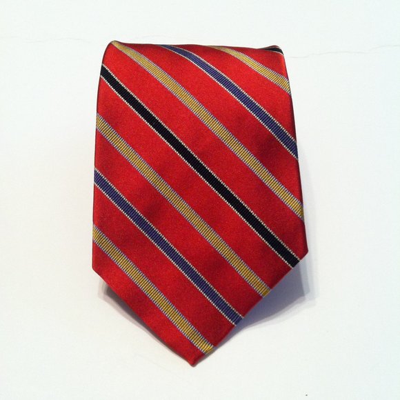 ROBERT TALBOTT BEST OF CLASS FOR GUFFEY'S MENS NEW RED SILK TIEWIDTH: 3 3/4